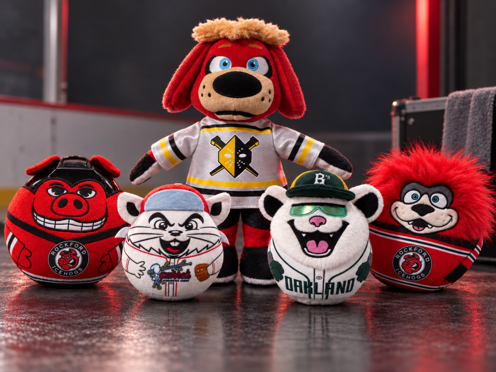 Smashcots® plush mascot collectibles for sports teams